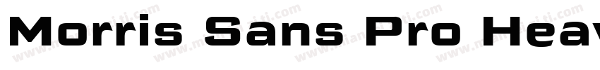 Morris Sans Pro Heav字体转换